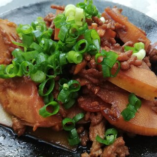 豚ひき肉とタケノコの甘辛煮